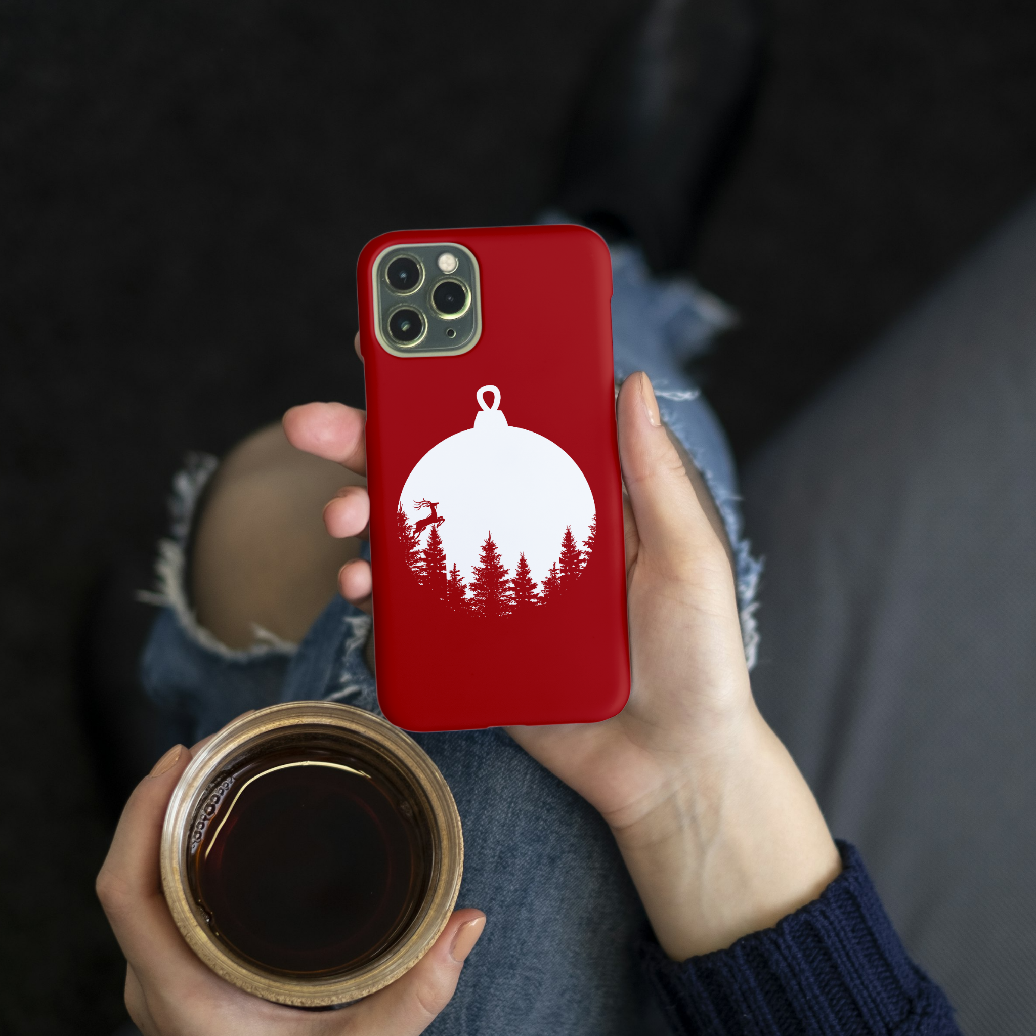 Luminous Christmas iPhone Case